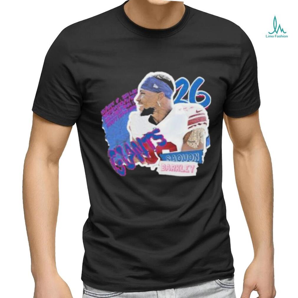 Official Saquon Barkley Football Paper New York Giants T shirt Official Saquon Barkley Football Paper New York Giants T shirt