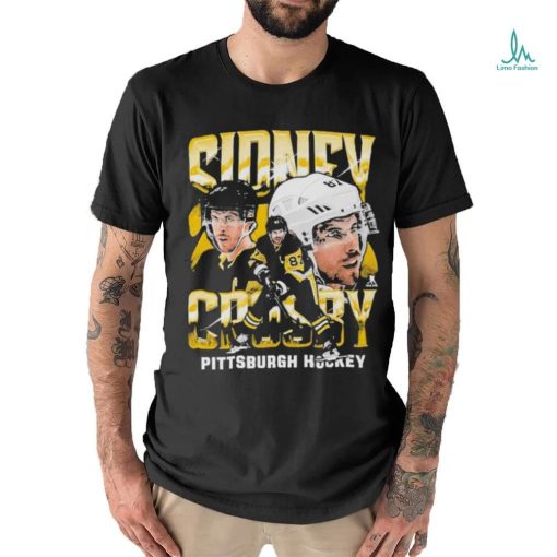 Official Sidney Crosby Pittsburgh Vintage Wht T Shirt