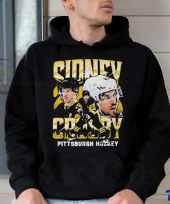 Official Sidney Crosby Pittsburgh Vintage Wht T Shirt