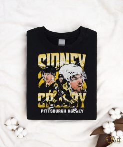 Official Sidney Crosby Pittsburgh Vintage Wht T Shirt