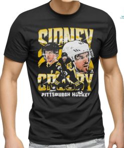 Official Sidney Crosby Pittsburgh Vintage Wht T Shirt