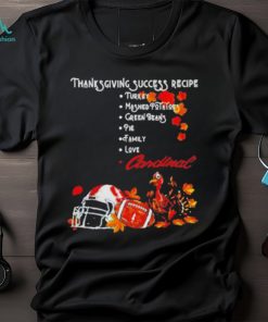 Official Stanford Cardinal Thanksgiving Success Recipe T Shirt