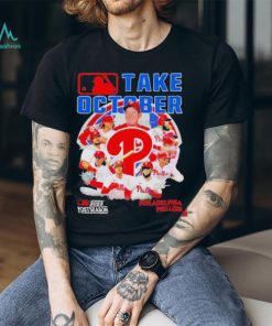 Official Take October 2023 Postseason Philadelphia Phillies Signatures T Shirt