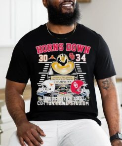 Official Texas 30 Oklahoma 34 Cotton Bowl Stadium Shirt