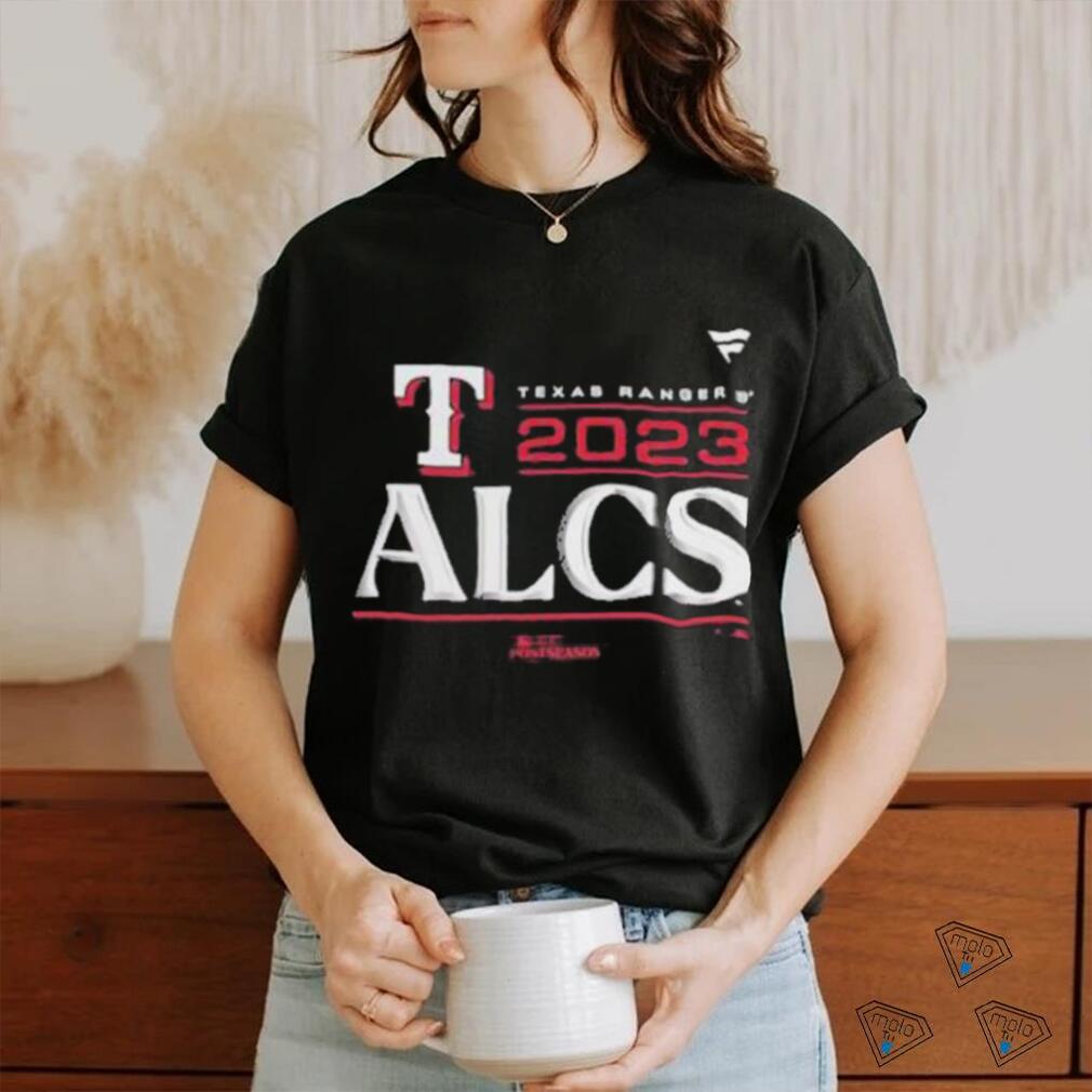 Texas Rangers 2023 ALCS Locker Room Shirt - High-Quality Printed Brand