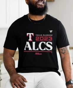 Texas Rangers Fanatics Branded Black 2023 ALCS Locker Room Shirt