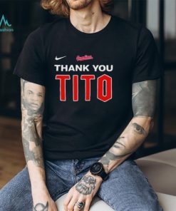 Official Thank You Tito Cleveland Guardians Fanatics Branded T Shirt