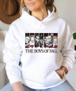 Official The Boys Of Fall Vintage Horror Movie Halloween Autumn Shirt