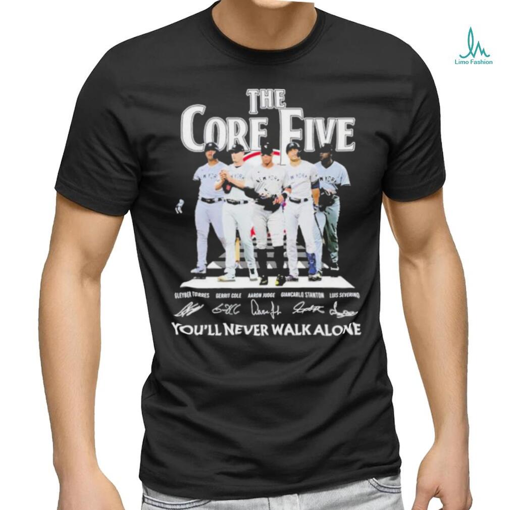 Official The Core Five You’ll Never Walk Alone Unisex T Shirt Official The Core Five You’ll Never Walk Alone Unisex T Shirt