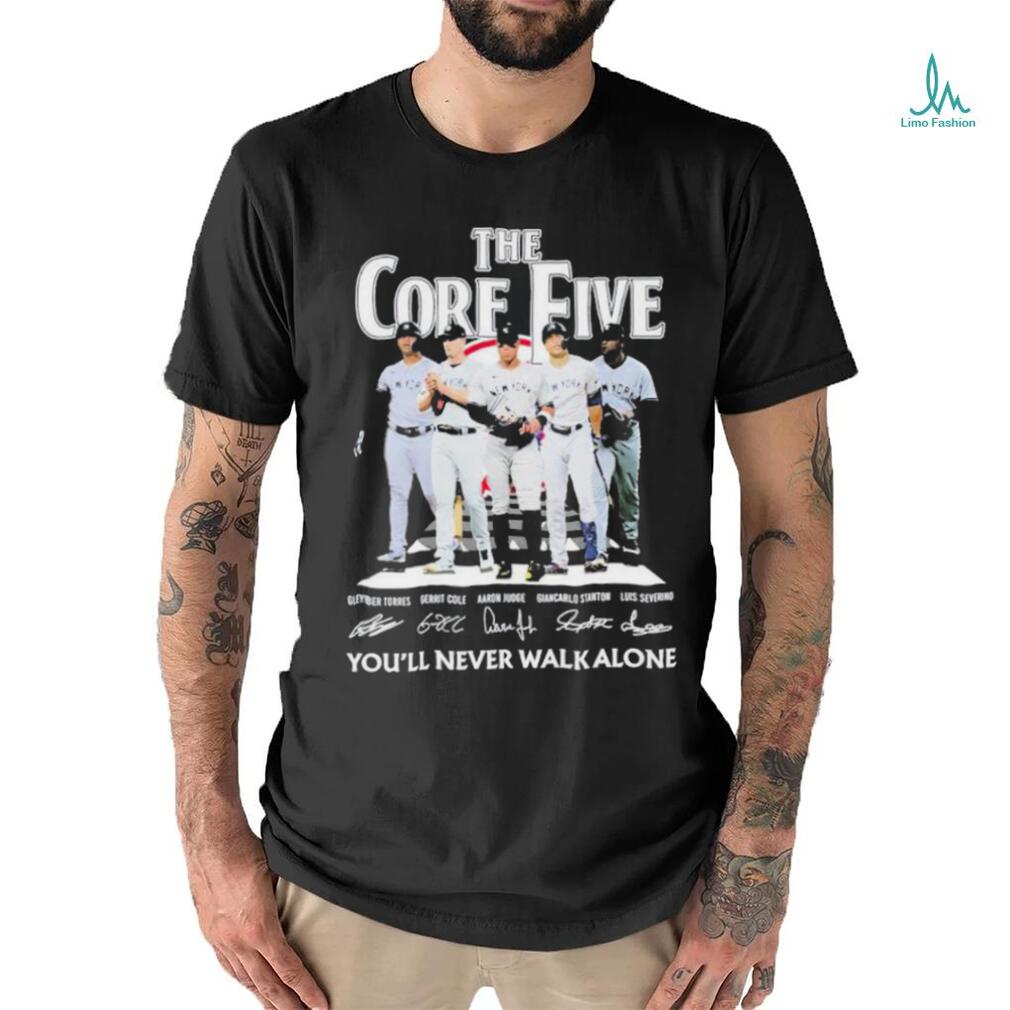 Official The Core Five You’ll Never Walk Alone Unisex T Shirt Official The Core Five You’ll Never Walk Alone Unisex T Shirt