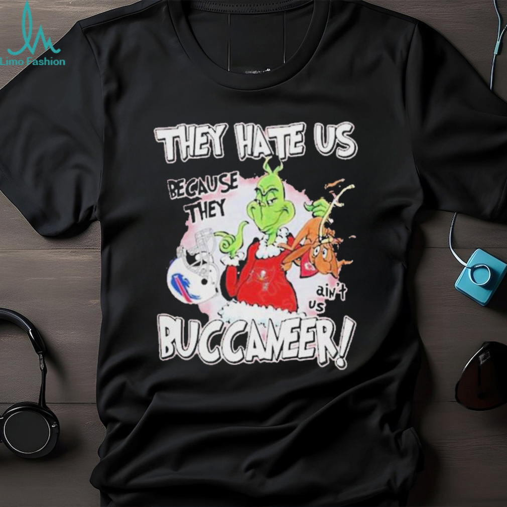 Official They hate us because they aint us tampa bay buccaneers grinch T shirt Official They hate us because they aint us tampa bay buccaneers grinch T shirt