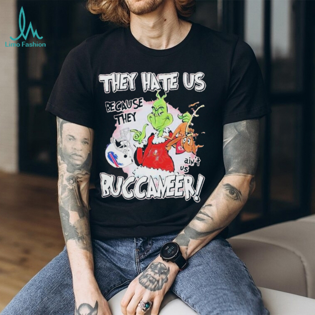 Official They hate us because they aint us tampa bay buccaneers grinch T shirt Official They hate us because they aint us tampa bay buccaneers grinch T shirt