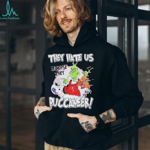 Official They hate us because they aint us tampa bay buccaneers grinch T shirt