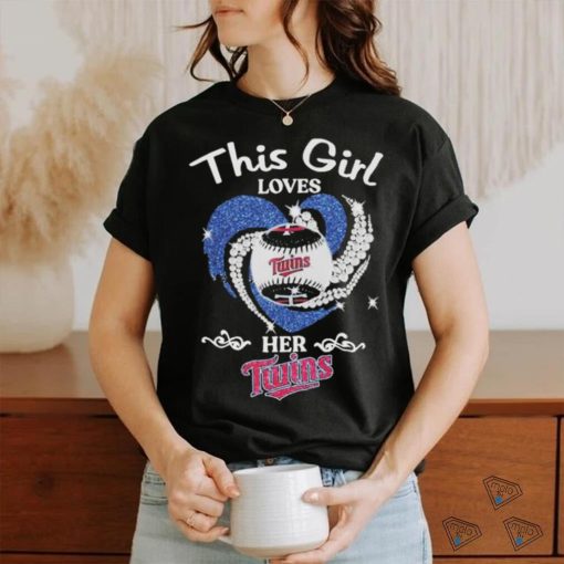 Official This Girl Loves Her Twins T Shirt