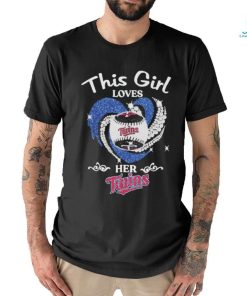 Official This Girl Loves Her Twins T Shirt