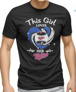 Official This Girl Loves Her Twins T Shirt