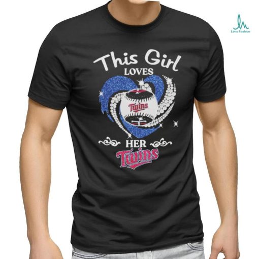 Official This Girl Loves Her Twins T Shirt