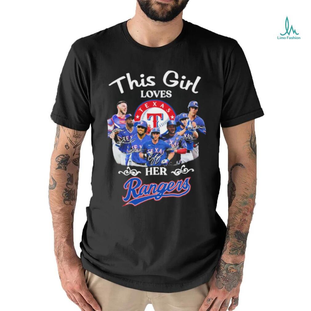 Love Texas Rangers Team 2023 T-shirt - chemitshirt