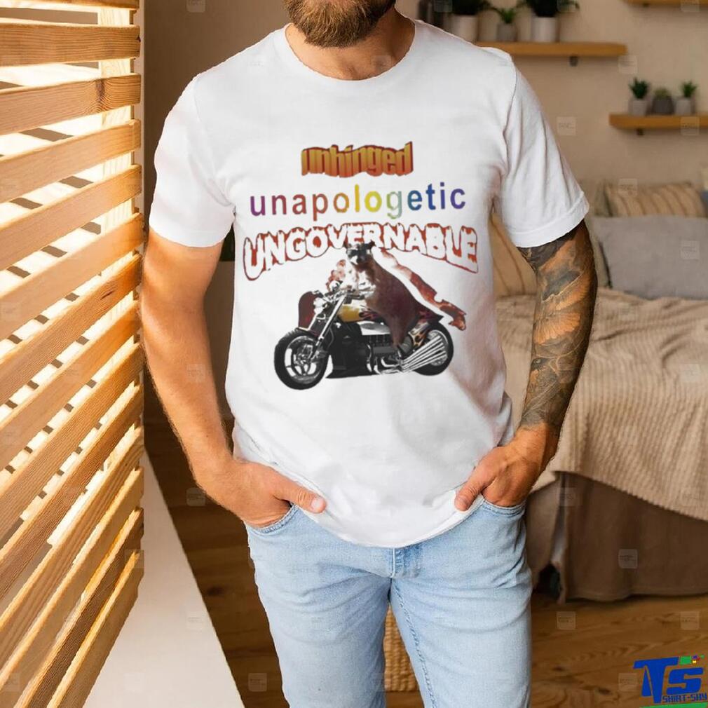 Official Unhinged Unapologetic Ungovernable Raccoon T Shirt Official Unhinged Unapologetic Ungovernable Raccoon T Shirt