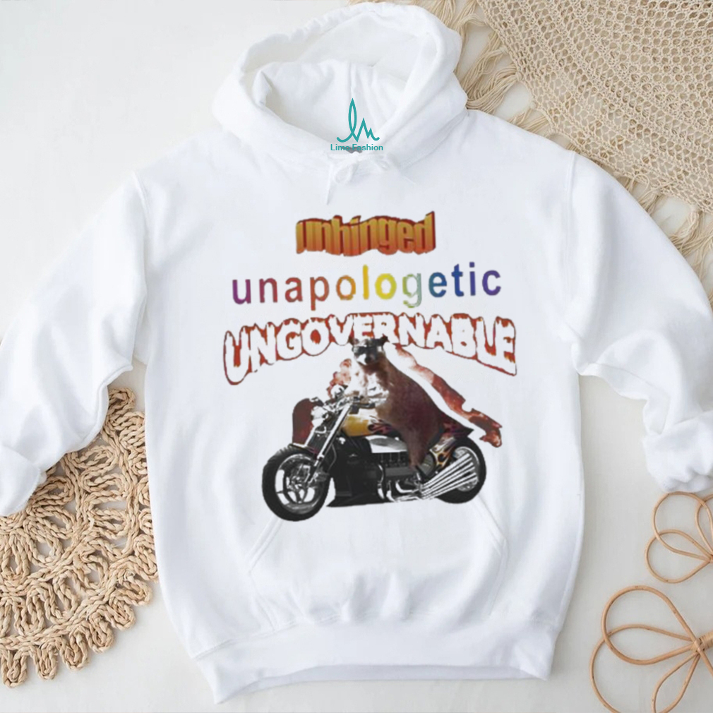 Official Unhinged Unapologetic Ungovernable Raccoon T Shirt Official Unhinged Unapologetic Ungovernable Raccoon T Shirt
