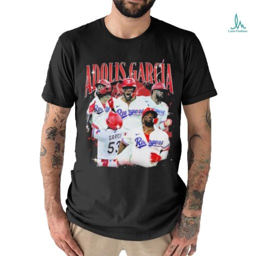 Official Vintage Adolis Garcia Ranger Baseball Shirt