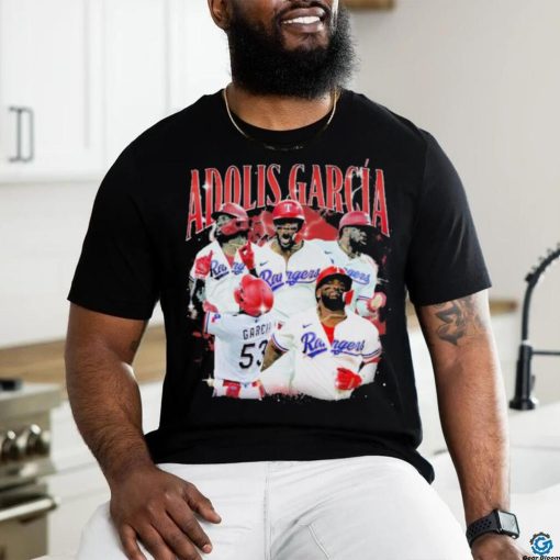 Official Vintage Adolis Garcia Ranger Baseball Shirt