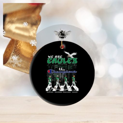 Official We Are Philadelphia Eagles The Champions Signatures Ornament