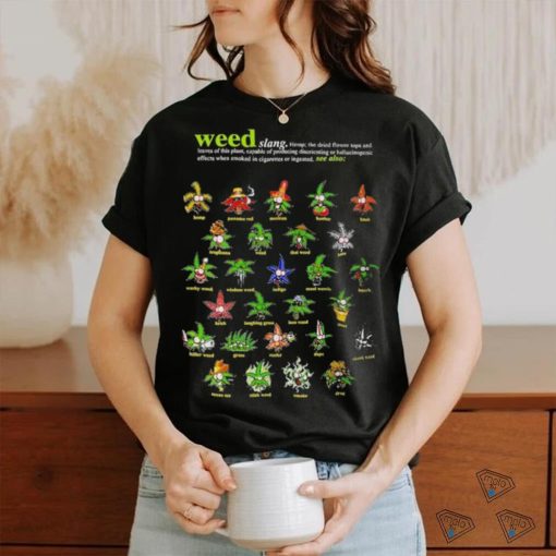 Official Weed Slang Definition Various Species T Shirt