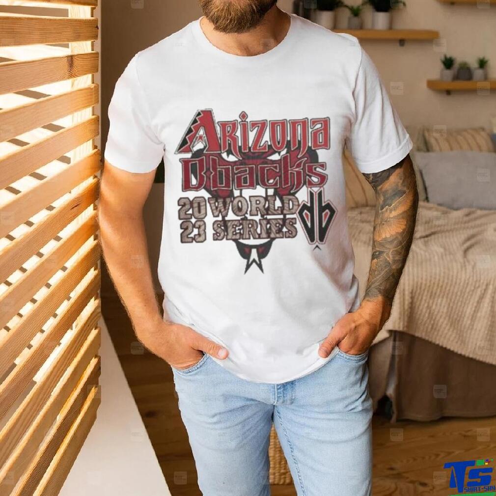 Official White Arizona Diamondbacks Baseball 2023 World Series t shirt Official White Arizona Diamondbacks Baseball 2023 World Series t shirt