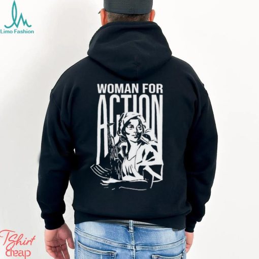 Official Woman For Action T Shirt