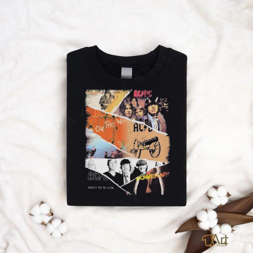 Official aC DC Albums team music poster Shirt Official aC DC Albums team music poster Shirt