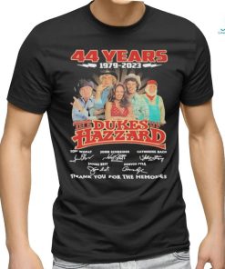 Official anniversary 44 Years The Dukes Of Hazzard T Shirt