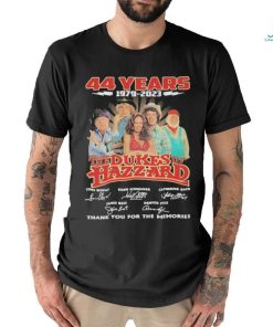 Official anniversary 44 Years The Dukes Of Hazzard T Shirt