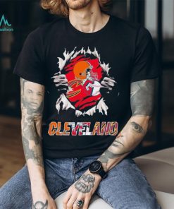 Official blood inside me Cleveland Cavaliers and Cleveland Guardians and Cleveland Browns shirt