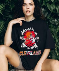 Official blood inside me Cleveland Cavaliers and Cleveland Guardians and Cleveland Browns shirt