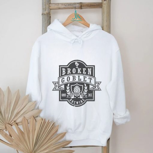 Official broken goblet brewing shirt