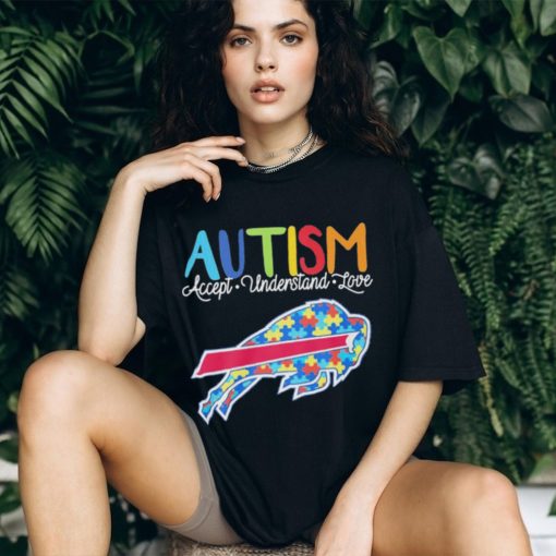 Official buffalo Bills NFL Autism Awareness Accept Understand Love Shirt