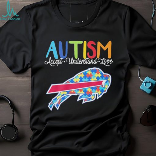 Official buffalo Bills NFL Autism Awareness Accept Understand Love Shirt
