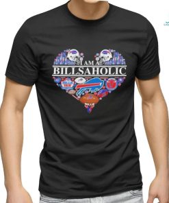 Official buffalo Bills logo heart 2023 shirt