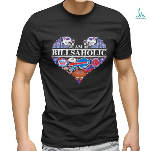 Official buffalo Bills logo heart 2023 shirt