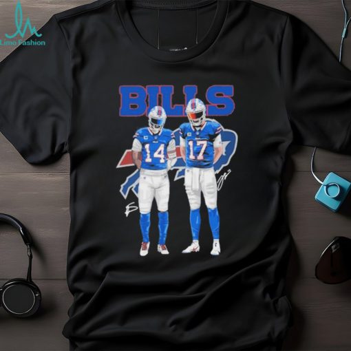 Official buffalo Bills player 14 17 2023 signatures shirt