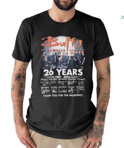 Official buffy 26 years 1997 2023 thank you for the memories shirt