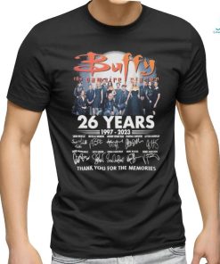 Official buffy 26 years 1997 2023 thank you for the memories shirt