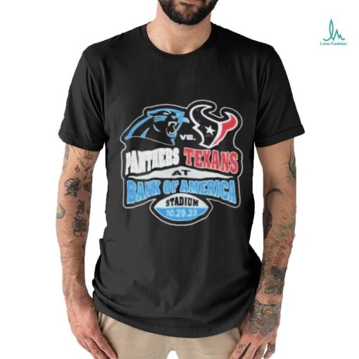 Official carolina Panthers Vs Houston Texans At Bank Of America Stadium October 29, 2023 Shirt