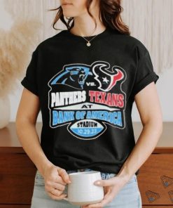 Official carolina Panthers Vs Houston Texans At Bank Of America Stadium October 29, 2023 Shirt