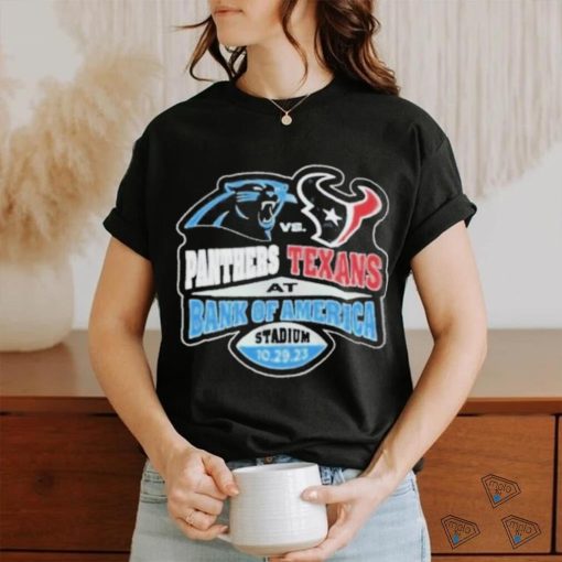 Official carolina Panthers Vs Houston Texans At Bank Of America Stadium October 29, 2023 Shirt