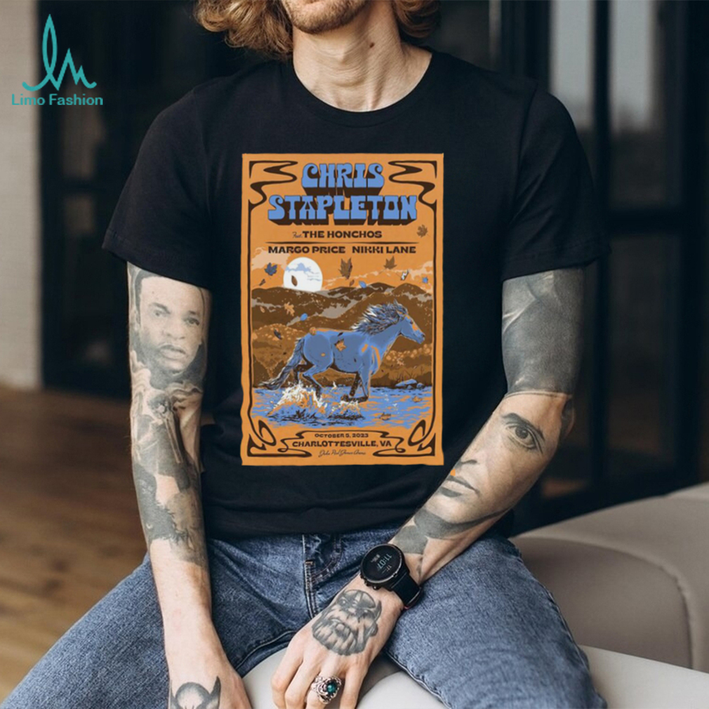 Official chris Stapleton John Paul Jones Arena Charlottesville, VA Event Poster October 5, 2023 shirt Official chris Stapleton John Paul Jones Arena Charlottesville, VA Event Poster October 5, 2023 shirt