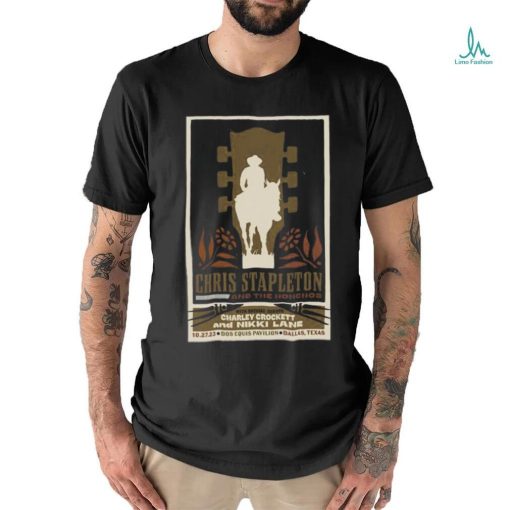 Official chris Stapleton October 27, 2023 Dos Equis Pavilion Dallas, TX Poster shirt