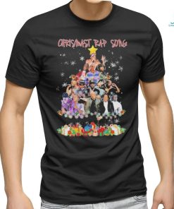 Official christmas Rap Songs pine tree merry christmas Shirt
