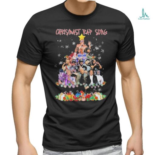 Official christmas Rap Songs pine tree merry christmas Shirt